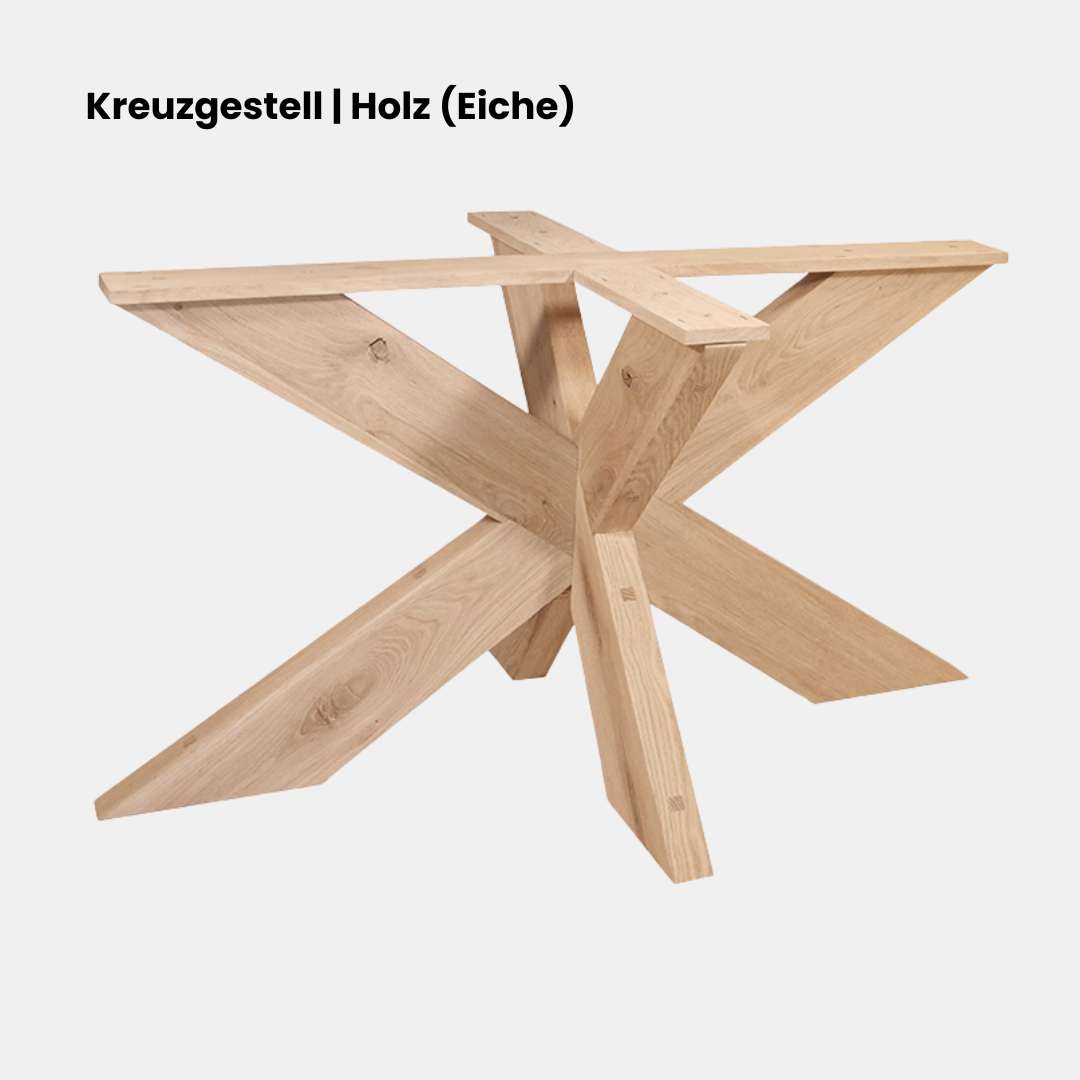 Esstisch Eiche mit Baumkante | Modell Schwarzwald | 4 cm