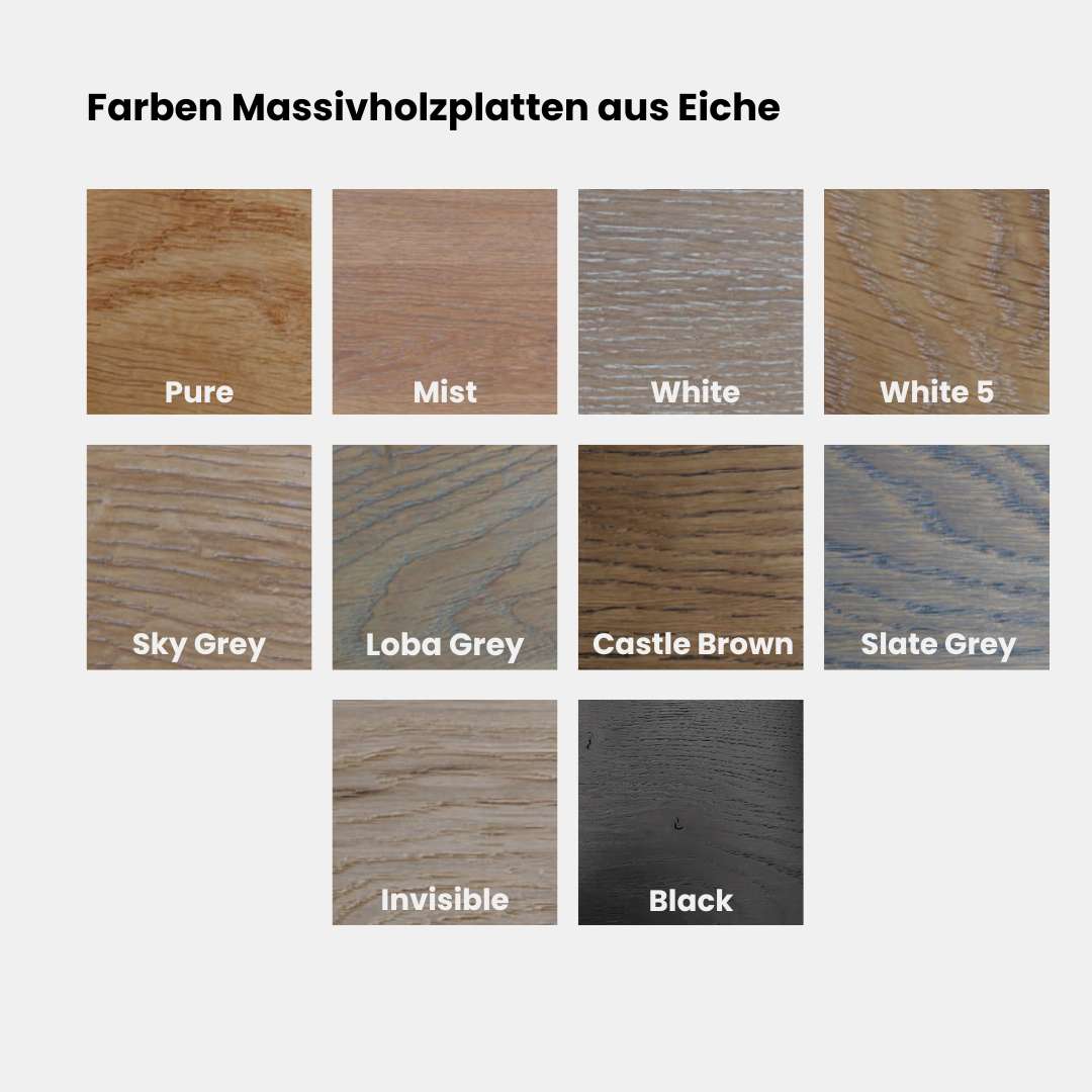 Esstisch Eiche | Modell Schwarzwald Design | 4,5 cm