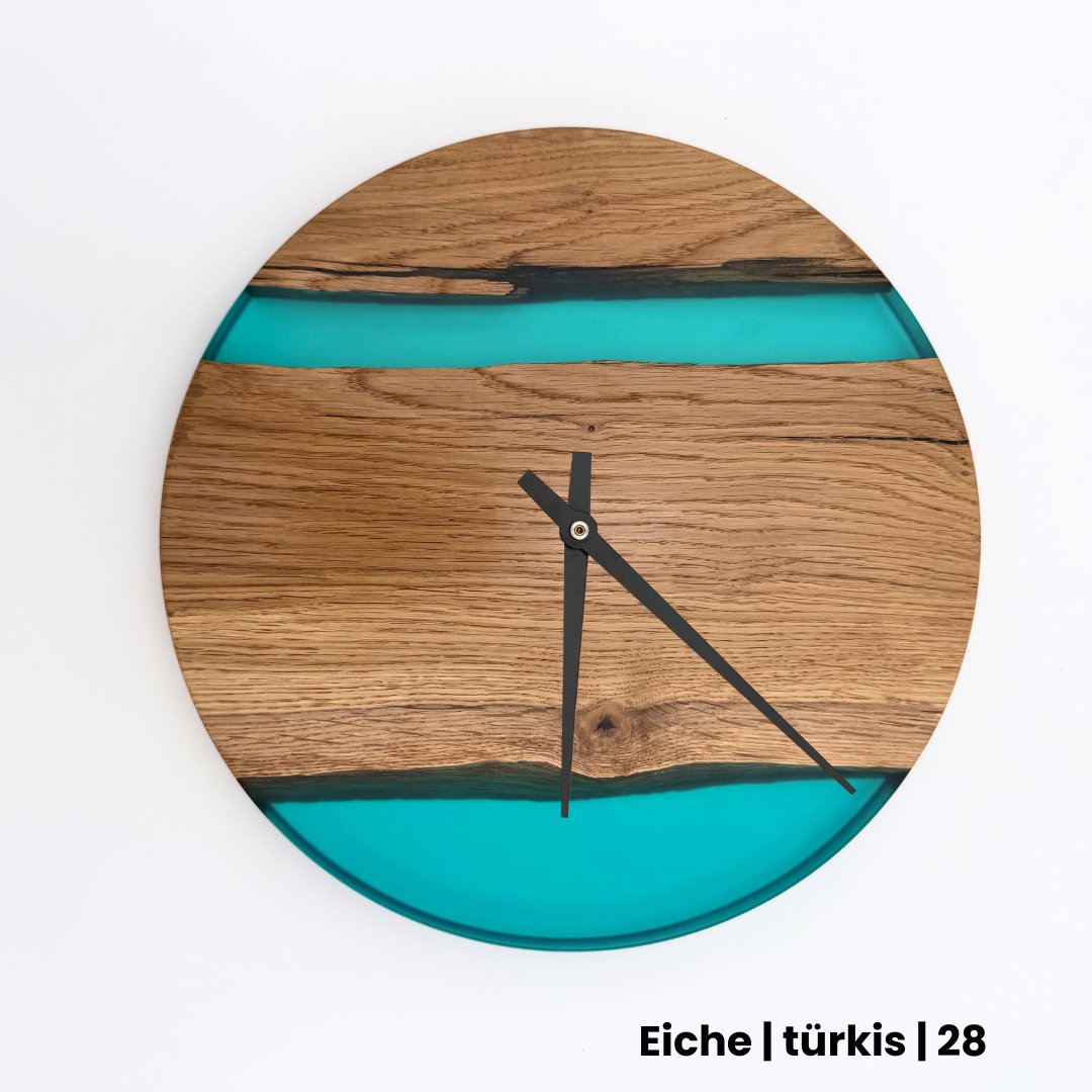 Epoxidharz Uhren 30 cm | fertige Modelle