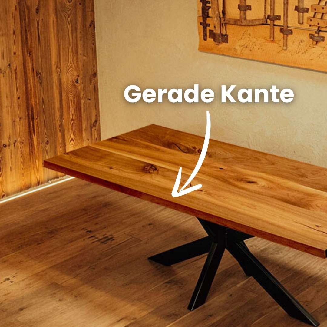 Massivholztisch Nussbaum | Modell Noyer | 5 cm