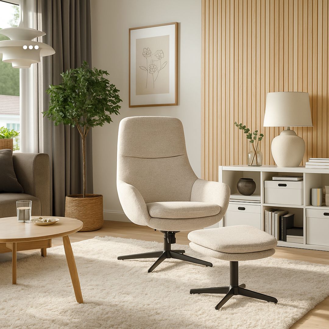 Loungechair mit Hocker | Model Felsenruhe | 1 Stück
