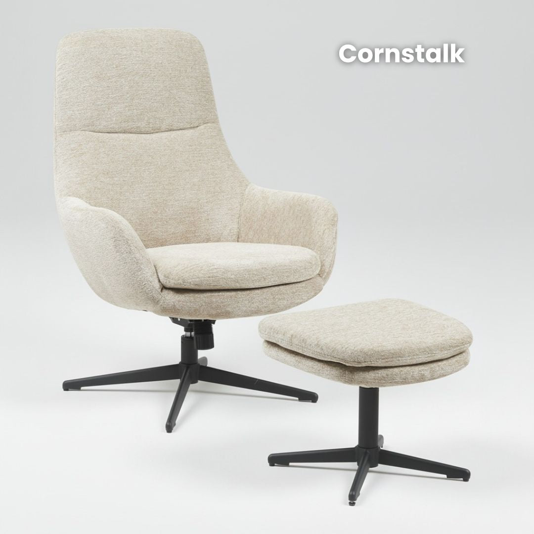 Loungechair mit Hocker | Model Felsenruhe | 1 Stück