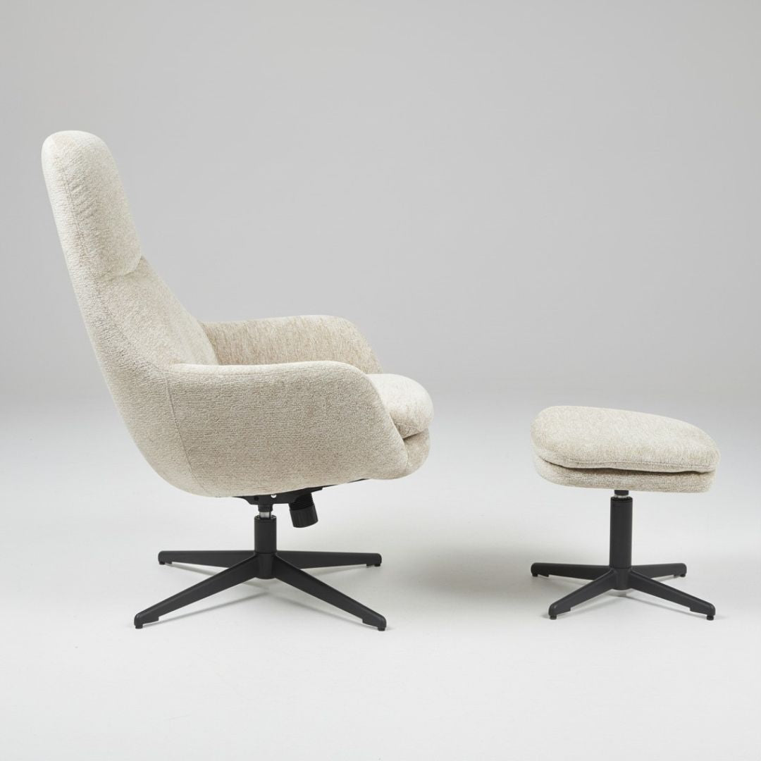 Loungechair mit Hocker | Model Felsenruhe | 1 Stück
