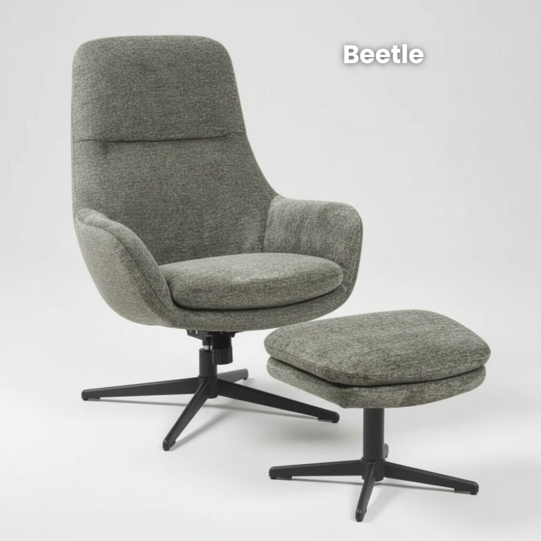 Loungechair mit Hocker | Model Felsenruhe | 1 Stück