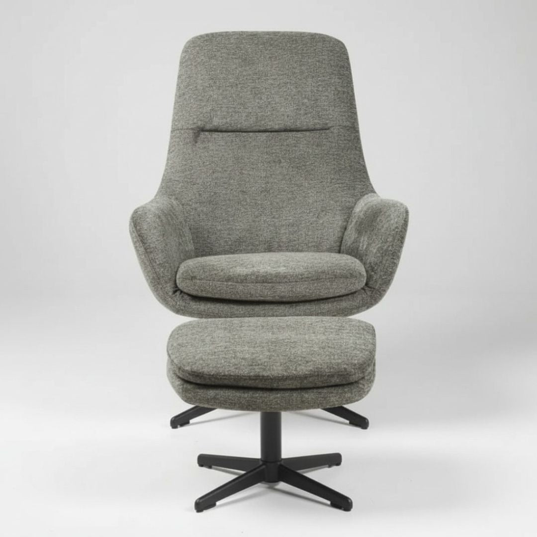 Loungechair mit Hocker | Model Felsenruhe | 1 Stück