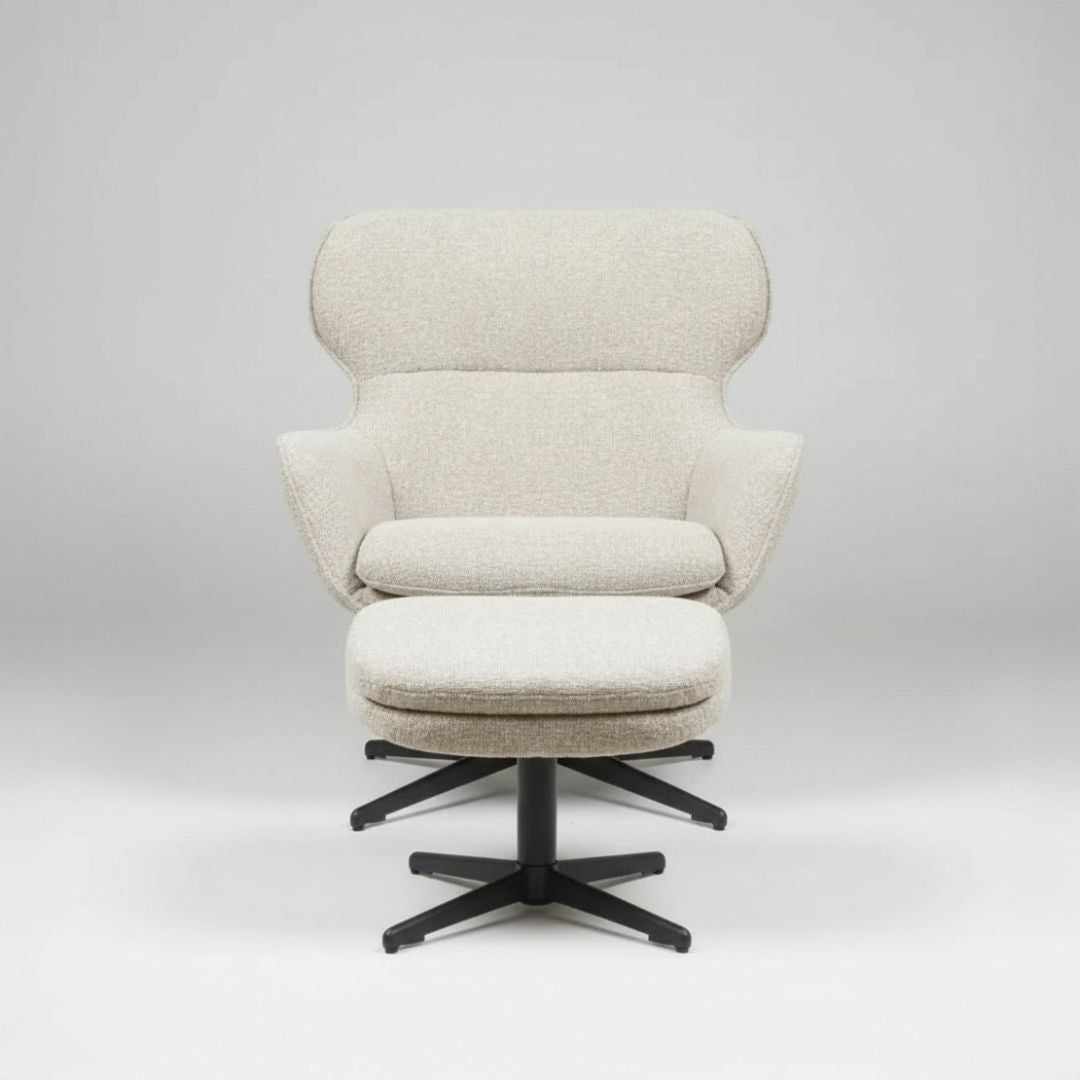 Loungechair mit Hocker | Model Fichtenruhe | 1 Stück