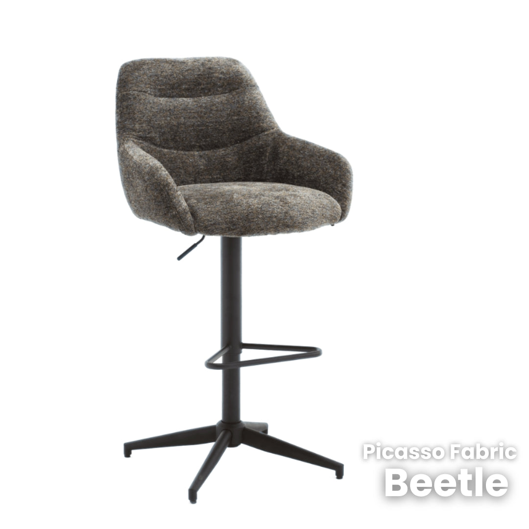 Barstuhl Bergruhe | robuster Webstoff | 2 Stück