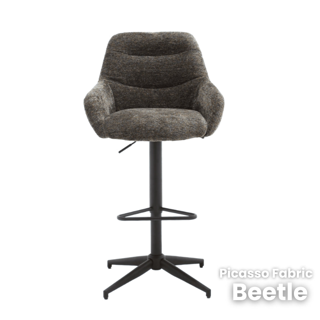 Barstuhl Bergruhe | robuster Webstoff | 2 Stück