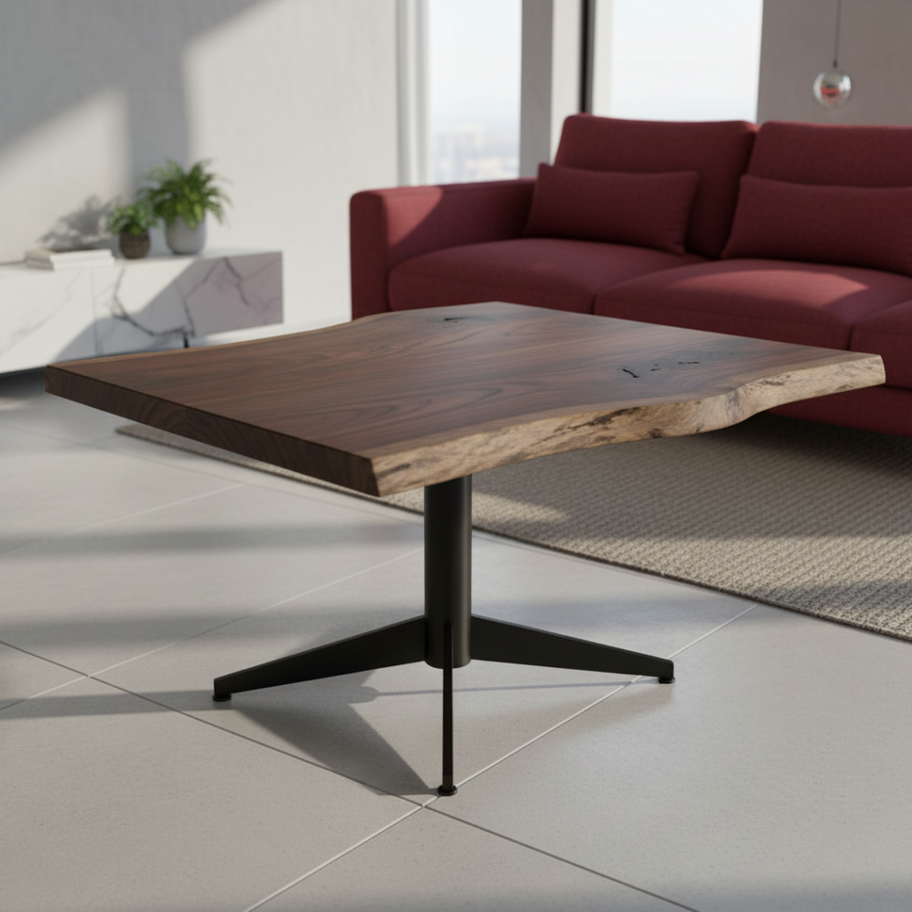 Couchtisch Rechteckig Nussbaum 2