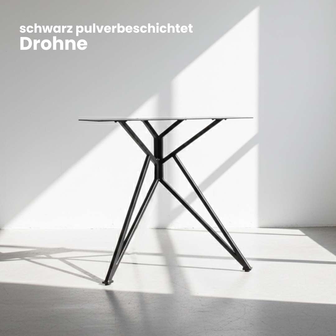 Sale! Esstisch aus Eiche Schwarz | 200 x 90 cm | verschiedene Gestelle