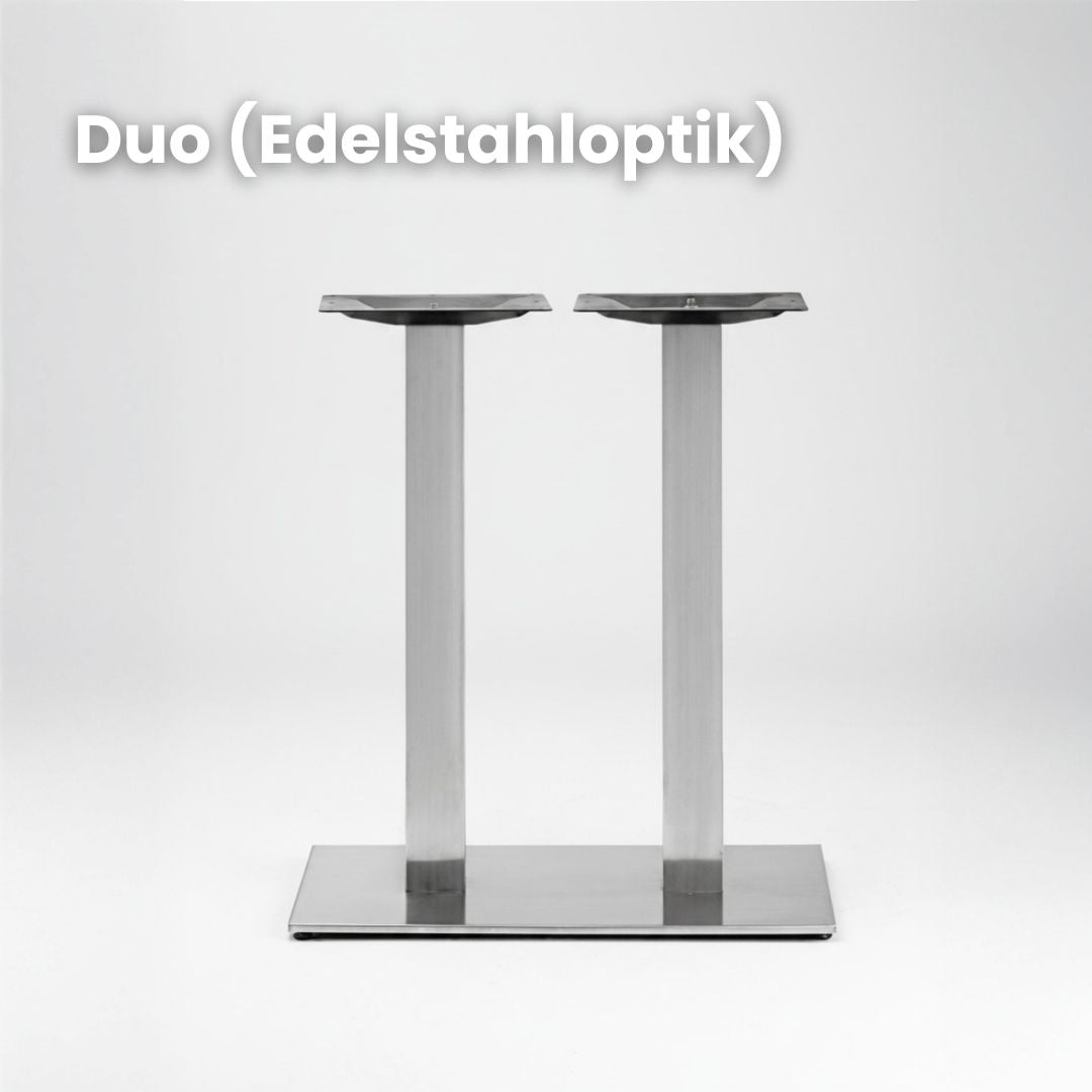 Duo Edelstahloptik