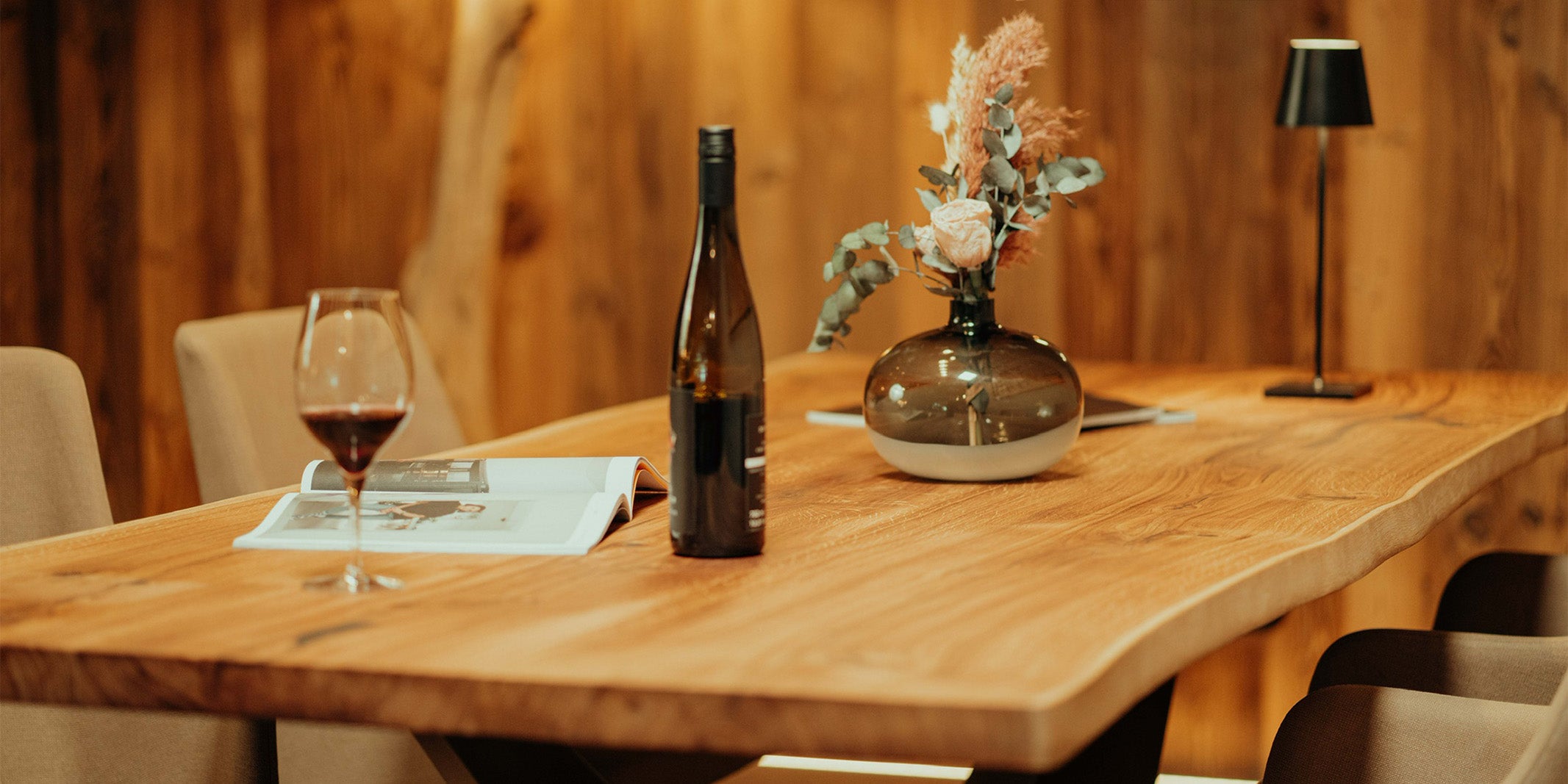 Massivholztisch aus Eiche von schwarzhirsch