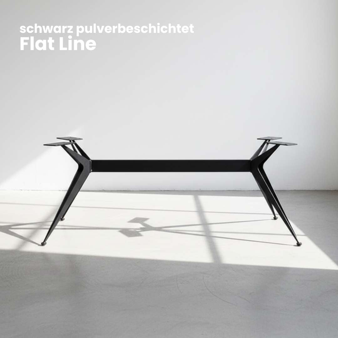 Sale! Esstisch aus Eiche Schwarz | 200 x 90 cm | verschiedene Gestelle