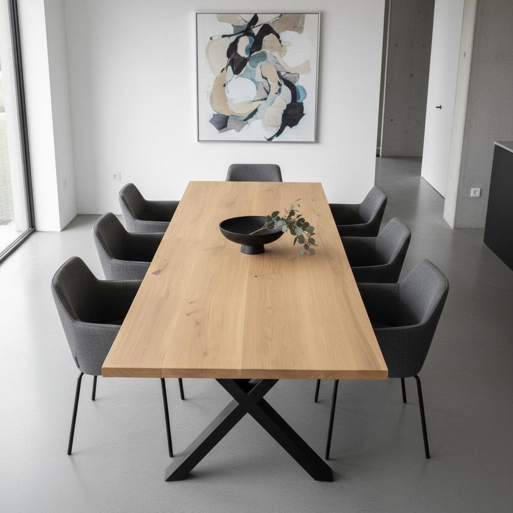 Sale! Esstisch aus Eiche | 250 x 100 cm | verschiedene Gestelle