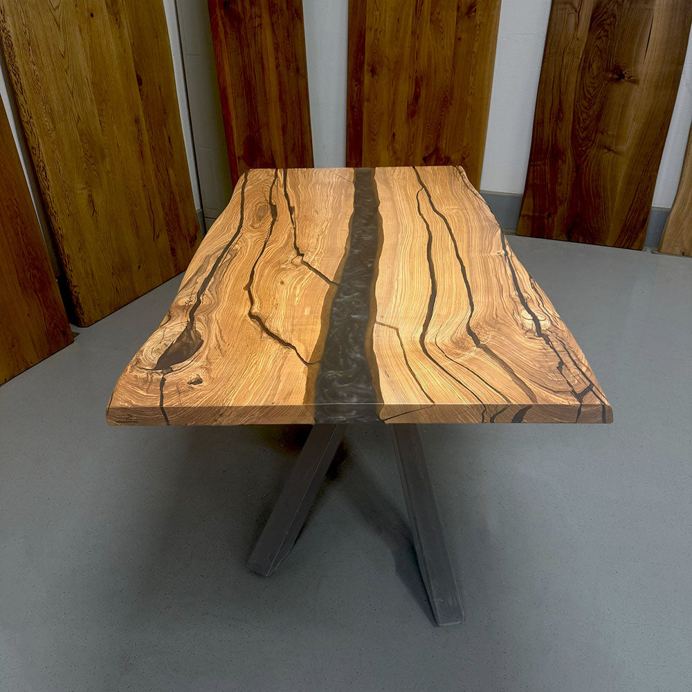 Sale! Epoxidharz Esstisch aus Esche | 200 x 100 cm