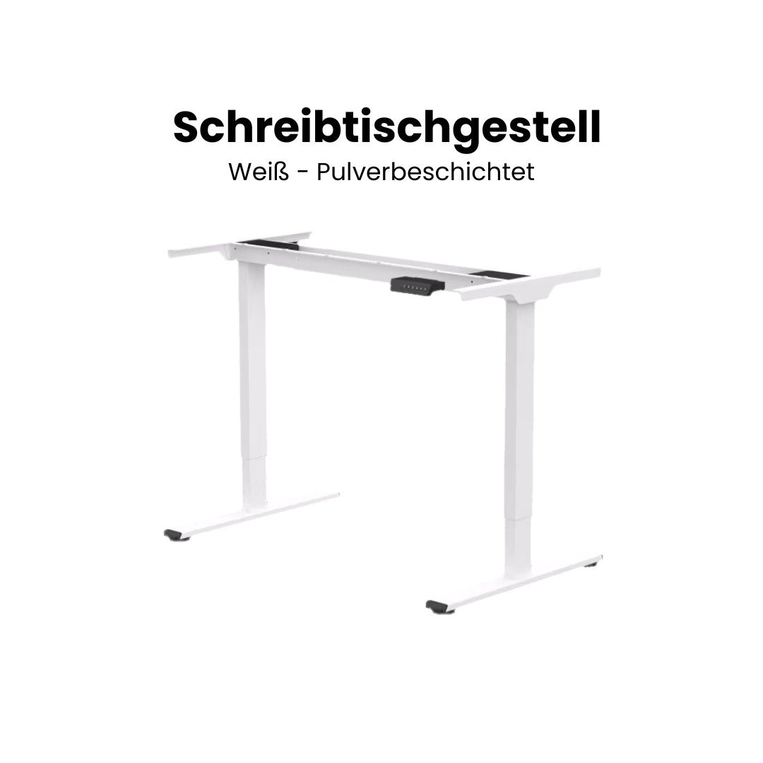 Schreibtisch höhenverstellbar | Nussbaum