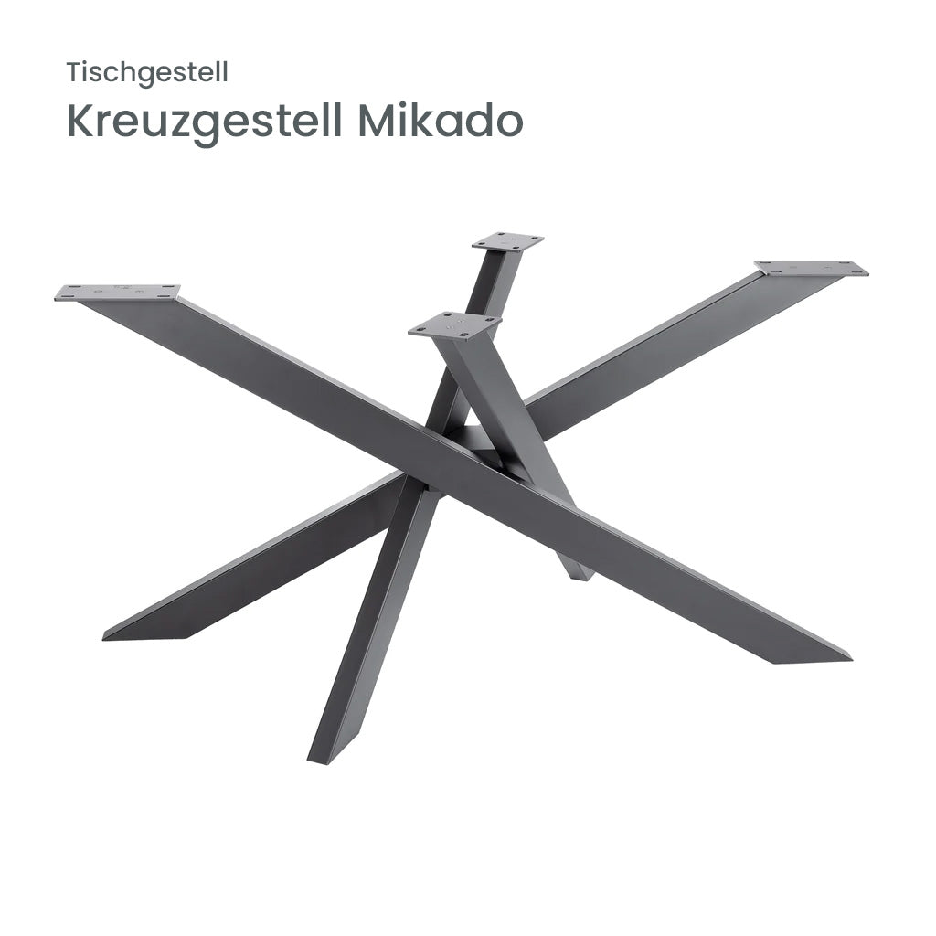 Esstisch Eiche rustikal | Gerade Kante | Gebürstet & Geölt