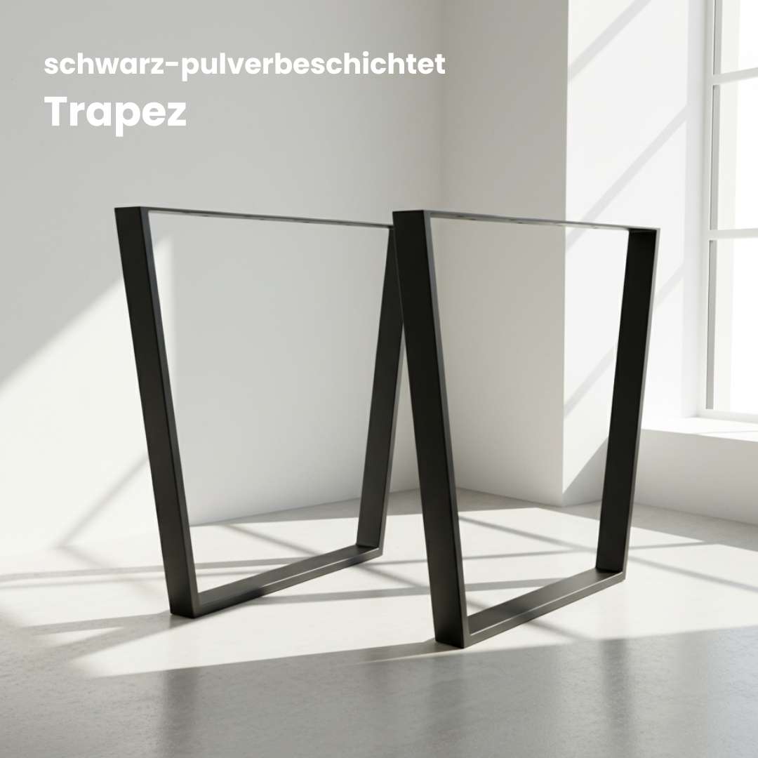 Sale! Esstisch aus Eiche Schwarz | 200 x 90 cm | verschiedene Gestelle