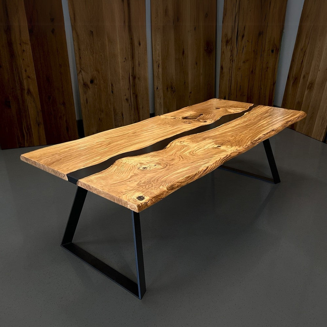 Epoxidharz Tisch aus Eiche | Modell Eschach