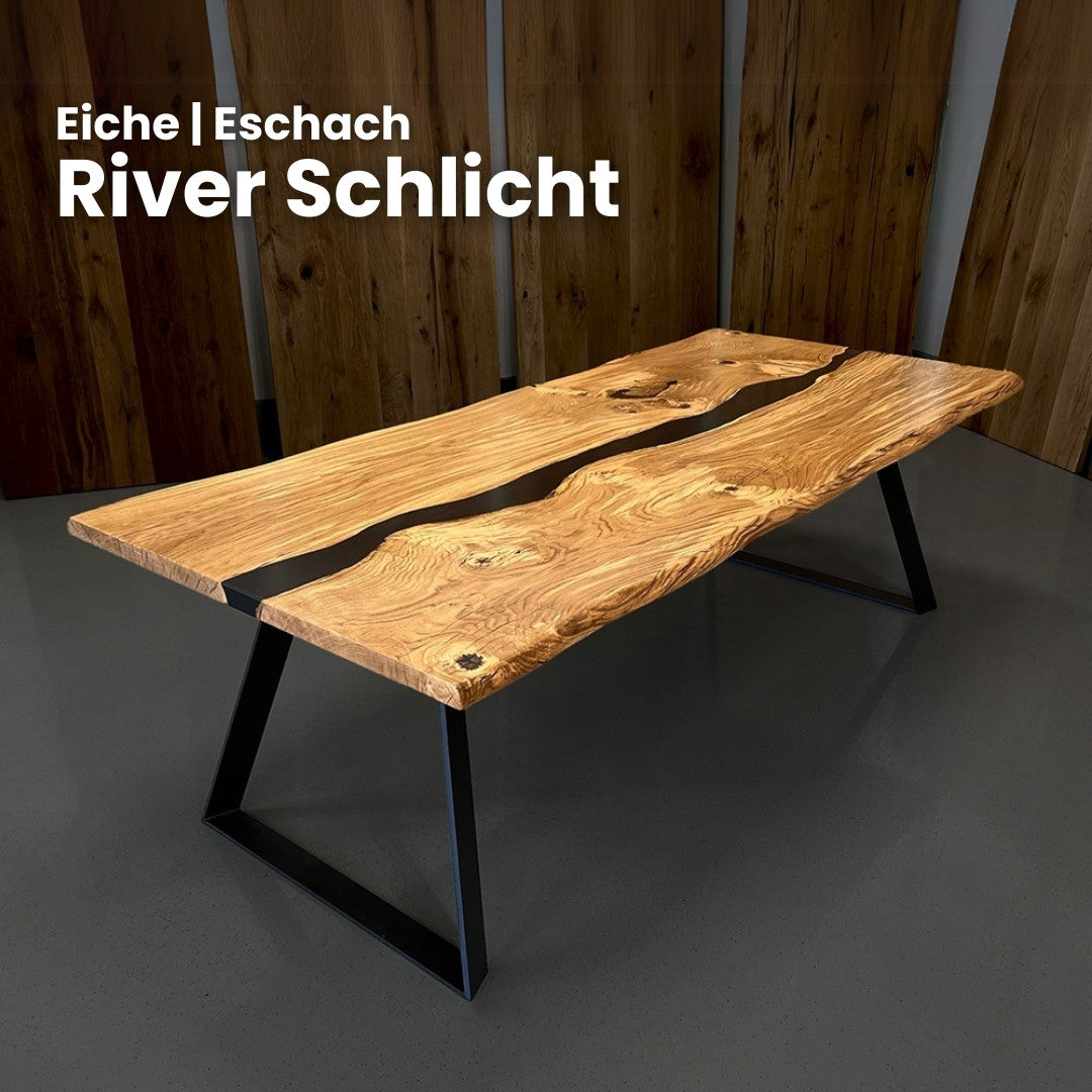 Epoxidharz Tisch aus Eiche | Modell Eschach