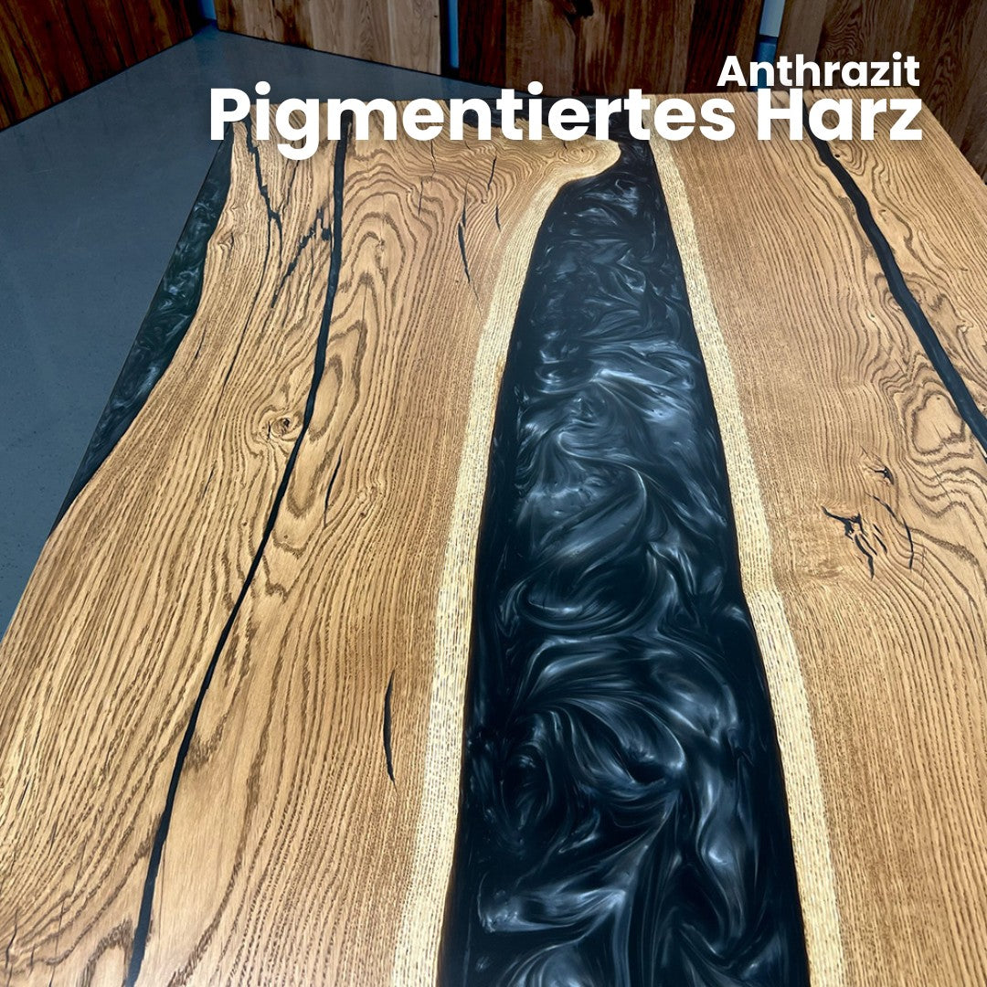 Epoxidharz Tisch aus Esche | Modell Hegau