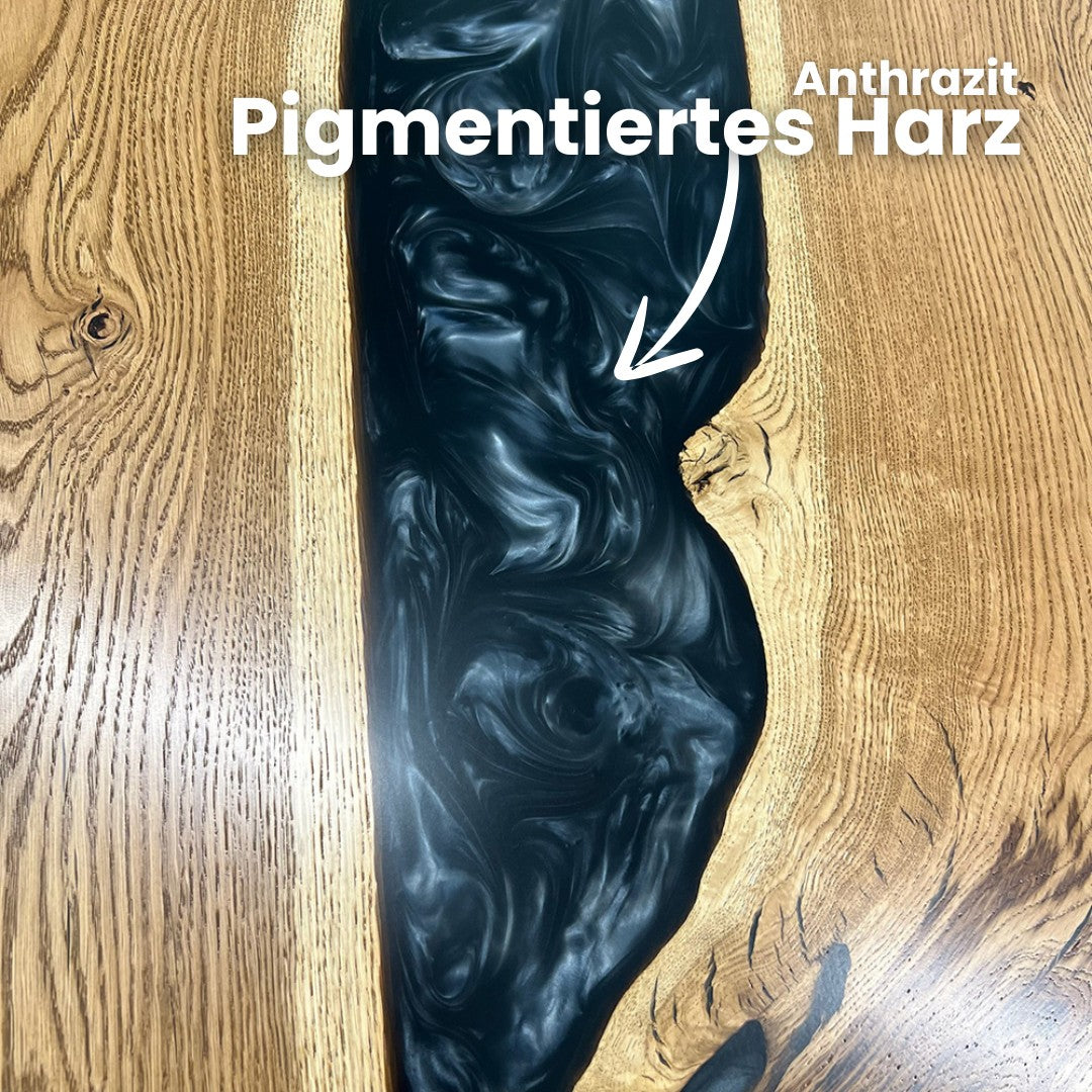 Epoxidharz Tisch aus Esche | Modell Hegau