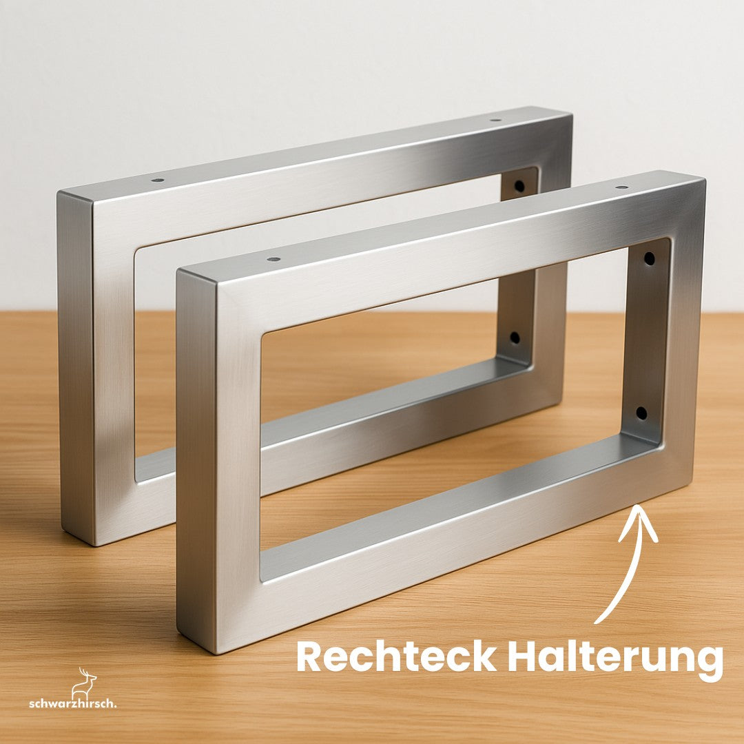 Waschtisch aus Eiche mit Baumkante | Wandhalterung Rechteck