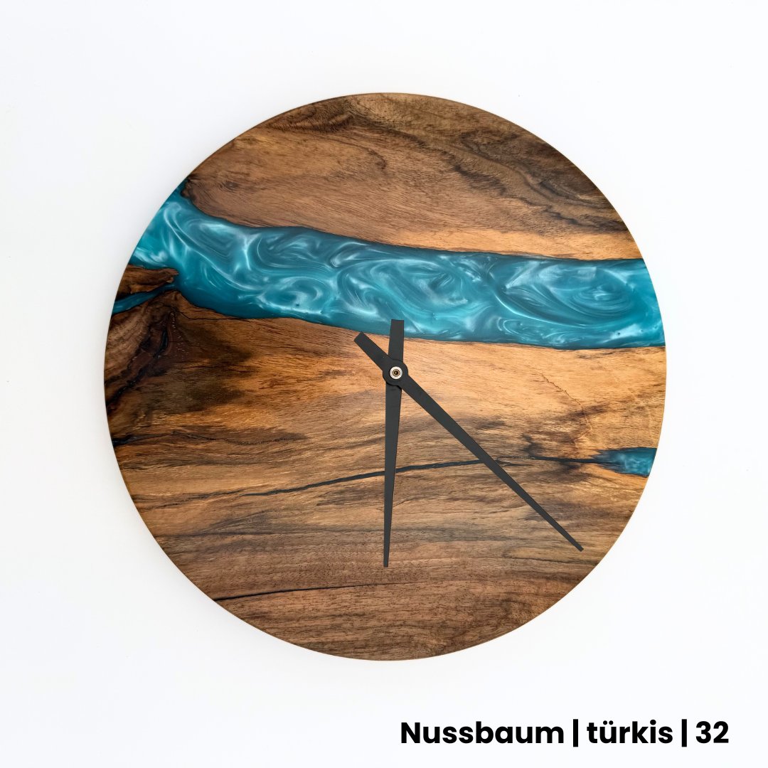 Epoxidharz Uhren 30 cm | fertige Modelle