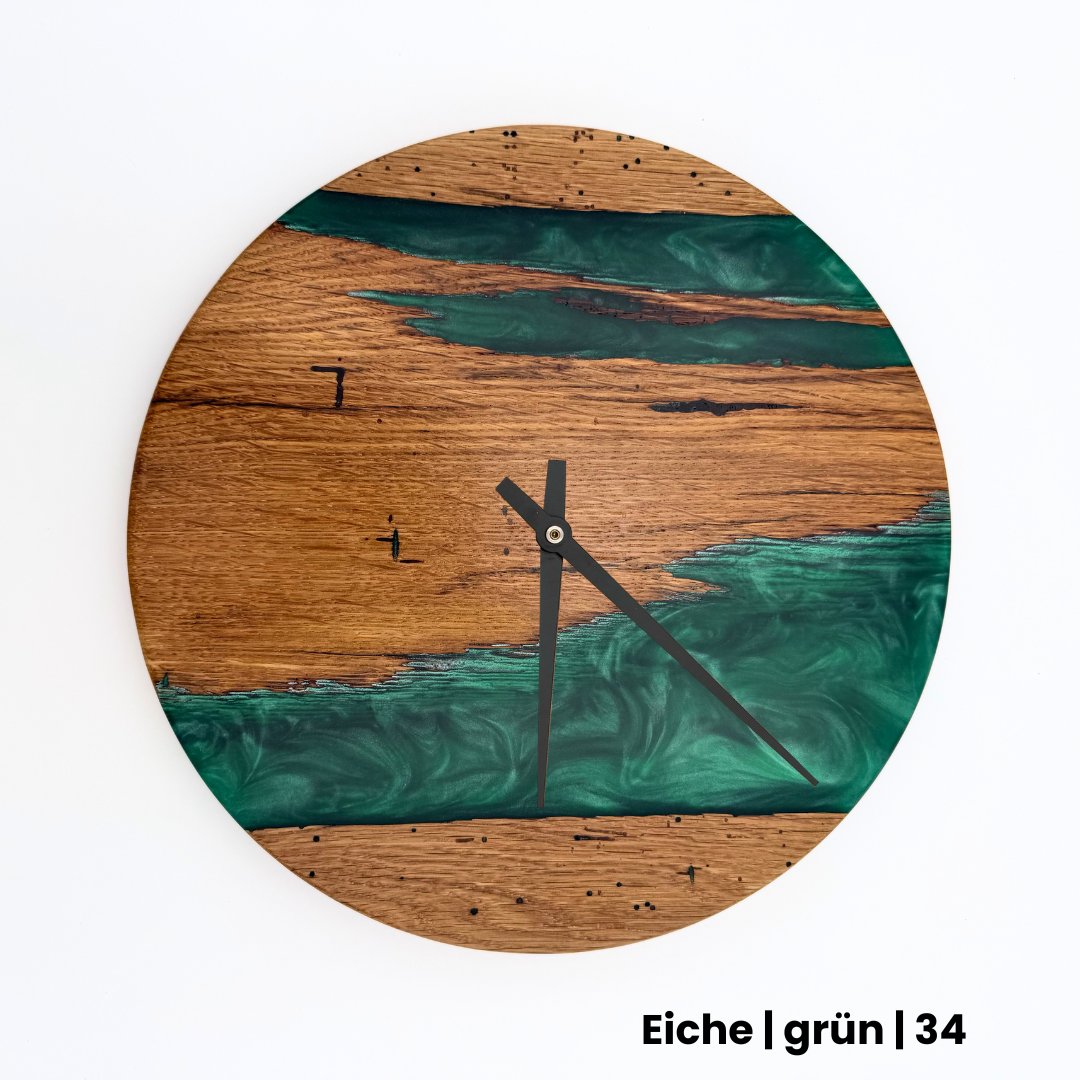 Epoxidharz Uhren 30 cm | fertige Modelle