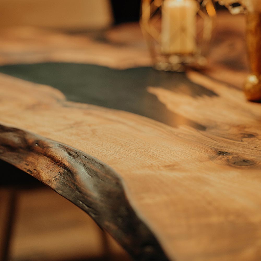 Designer Epoxidharz Tisch von schwarzhirsch