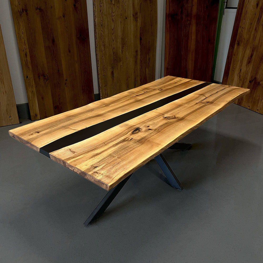 Sale! Esstisch aus Nussbaum | 220 x 100 cm | verschiedene Gestelle