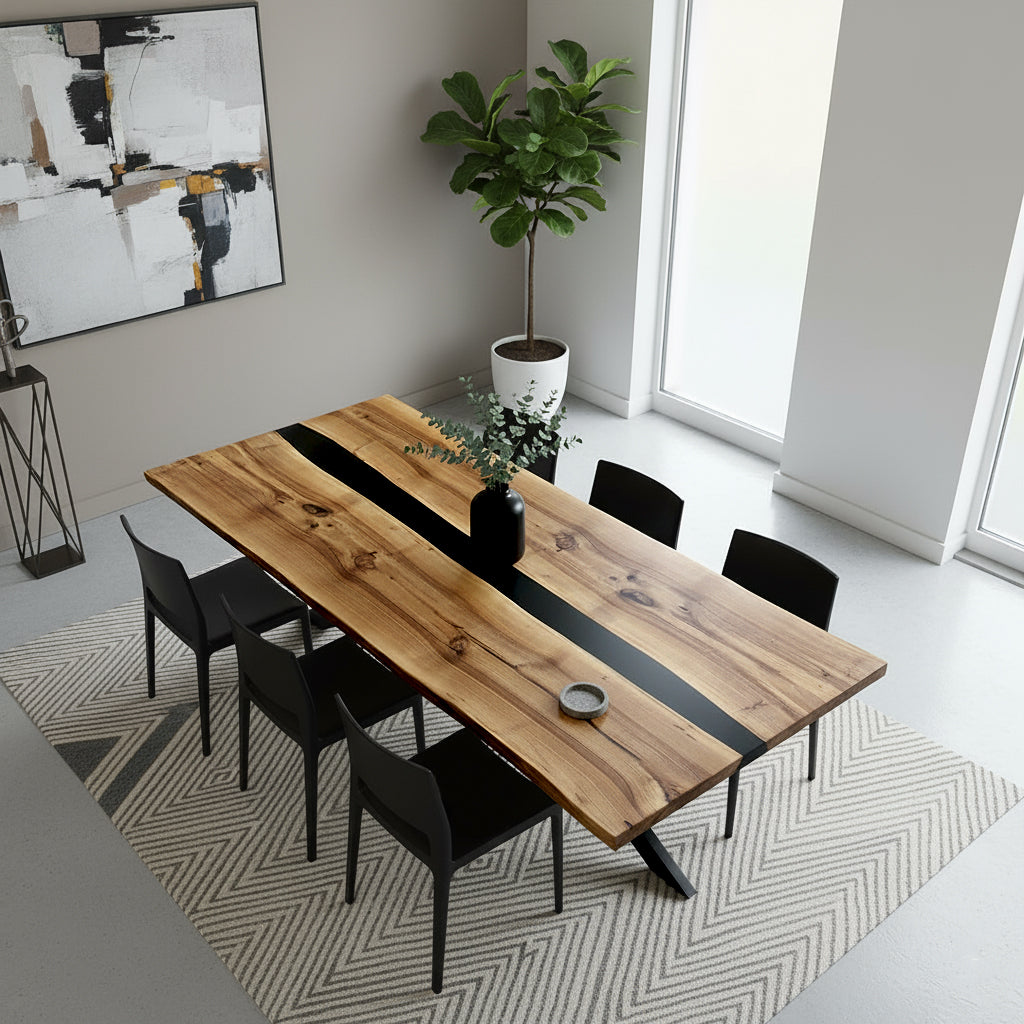Sale! Esstisch aus Nussbaum | 220 x 100 cm | verschiedene Gestelle