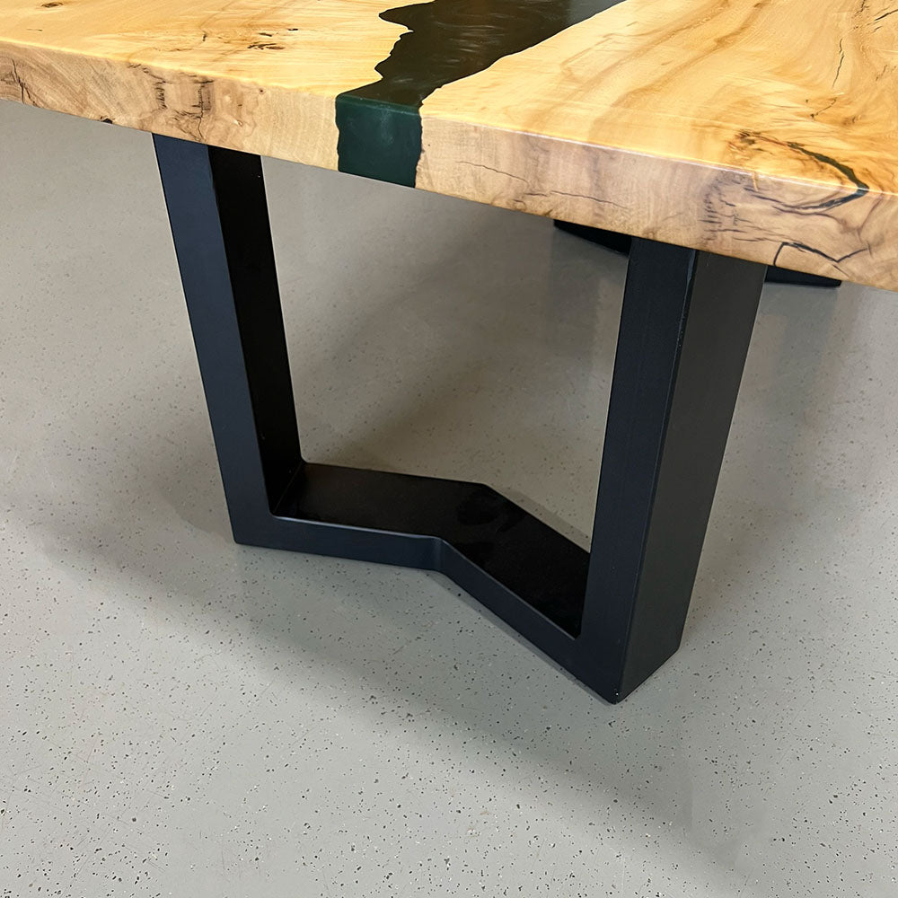 Sale! Epoxidharz Couchtisch aus Ahorn | 100 x 60 cm