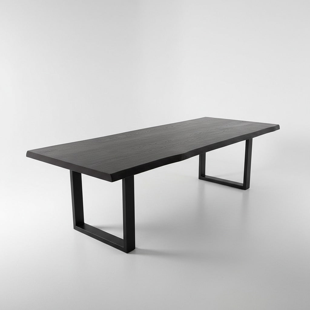 Esstisch Eiche schwarz | Modell Nachtschwärmer | 4 cm