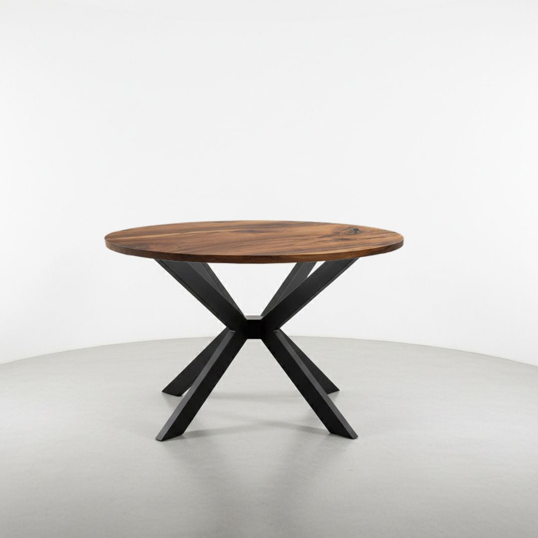 Esstisch Rund aus Nussbaum_Studio