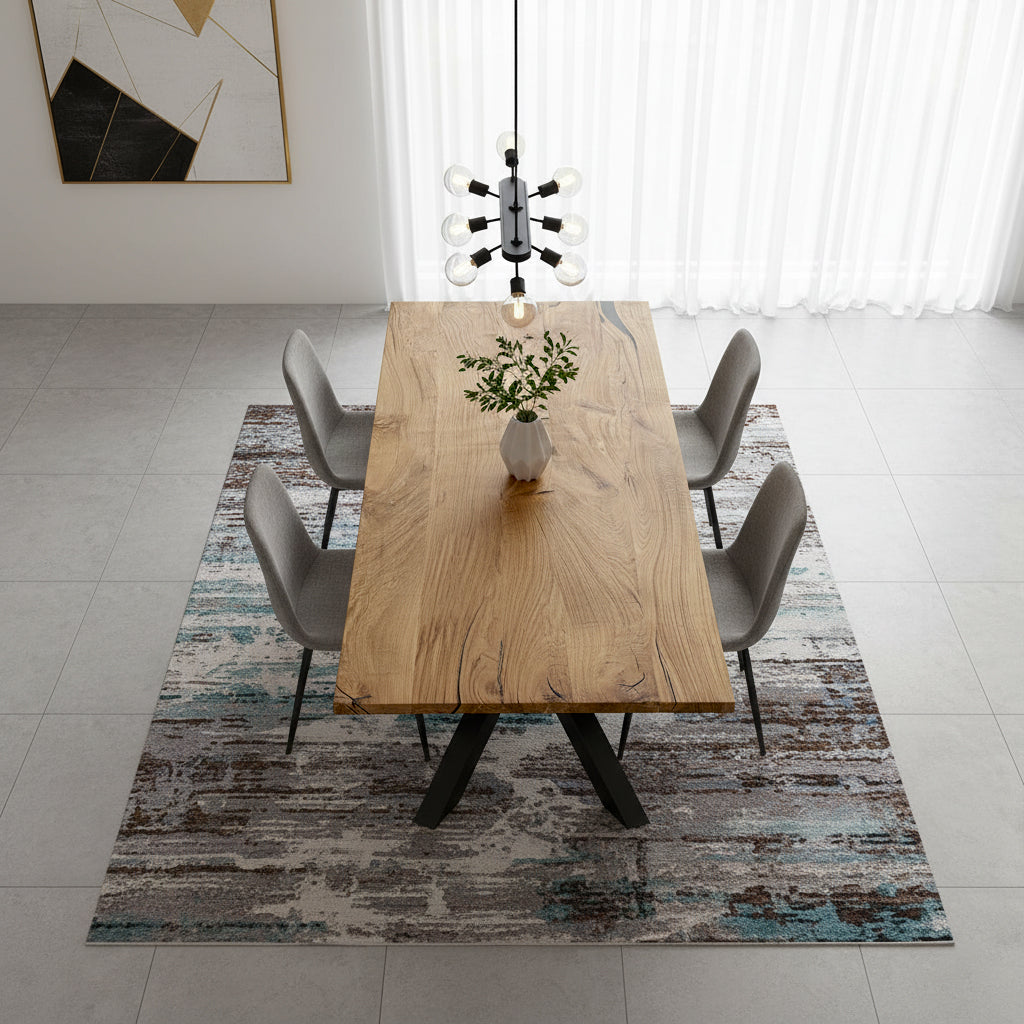 Sale! Esstisch aus Eiche Wild | 240 x 110 cm | verschiedene Gestelle