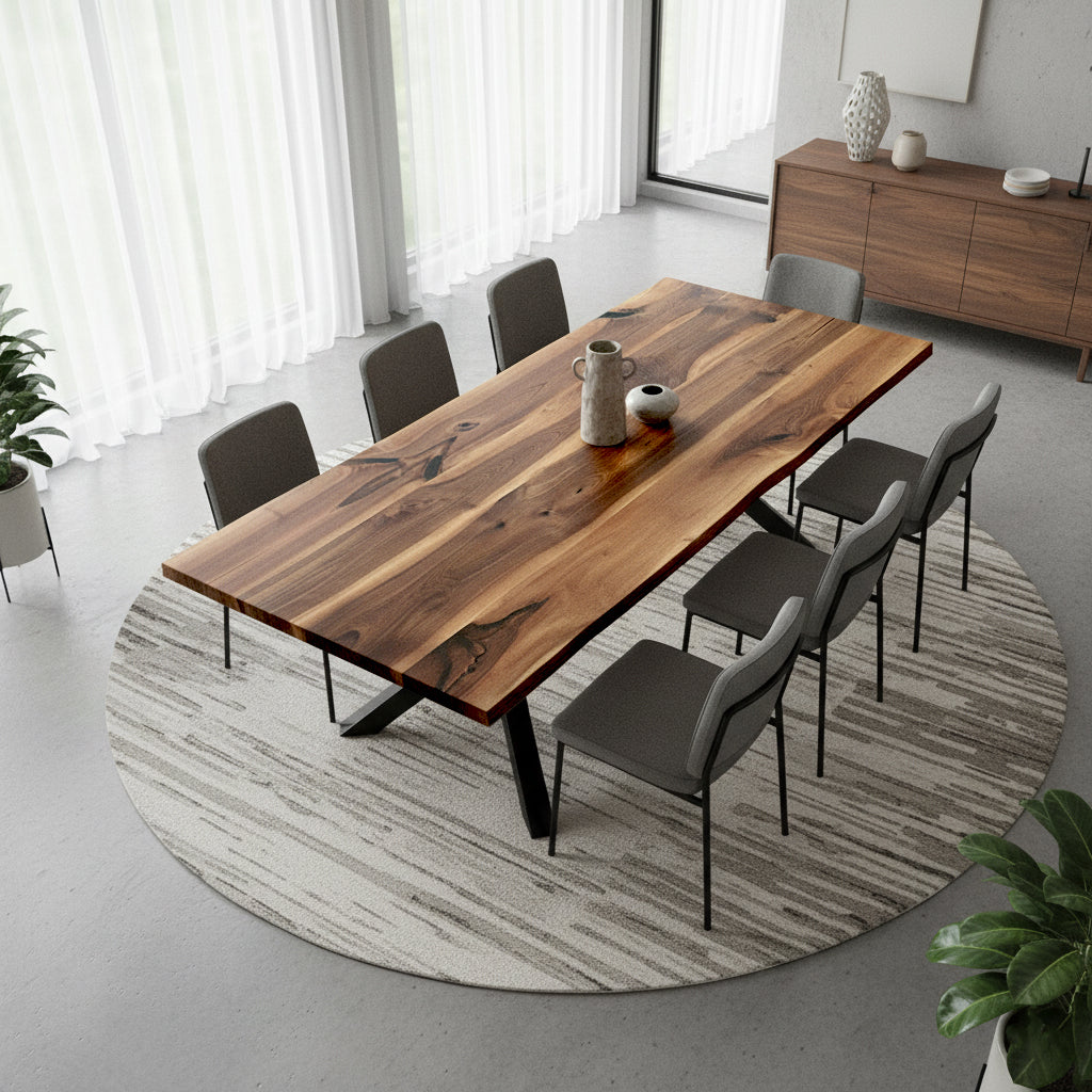 Sale! Esstisch aus Nussbaum | 240 x 120 cm | verschiedene Gestelle