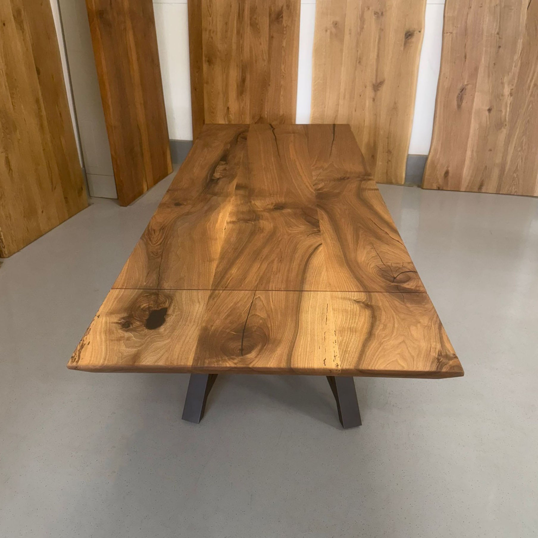 Sale! Esstisch aus Nussbaum | 240 x 100 cm + Ansteckplatte | verschiedene Gestelle