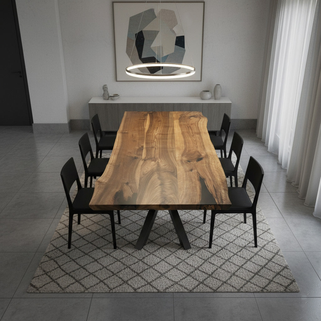 Sale! Esstisch aus Nussbaum | 220 x 100 cm | verschiedene Gestelle