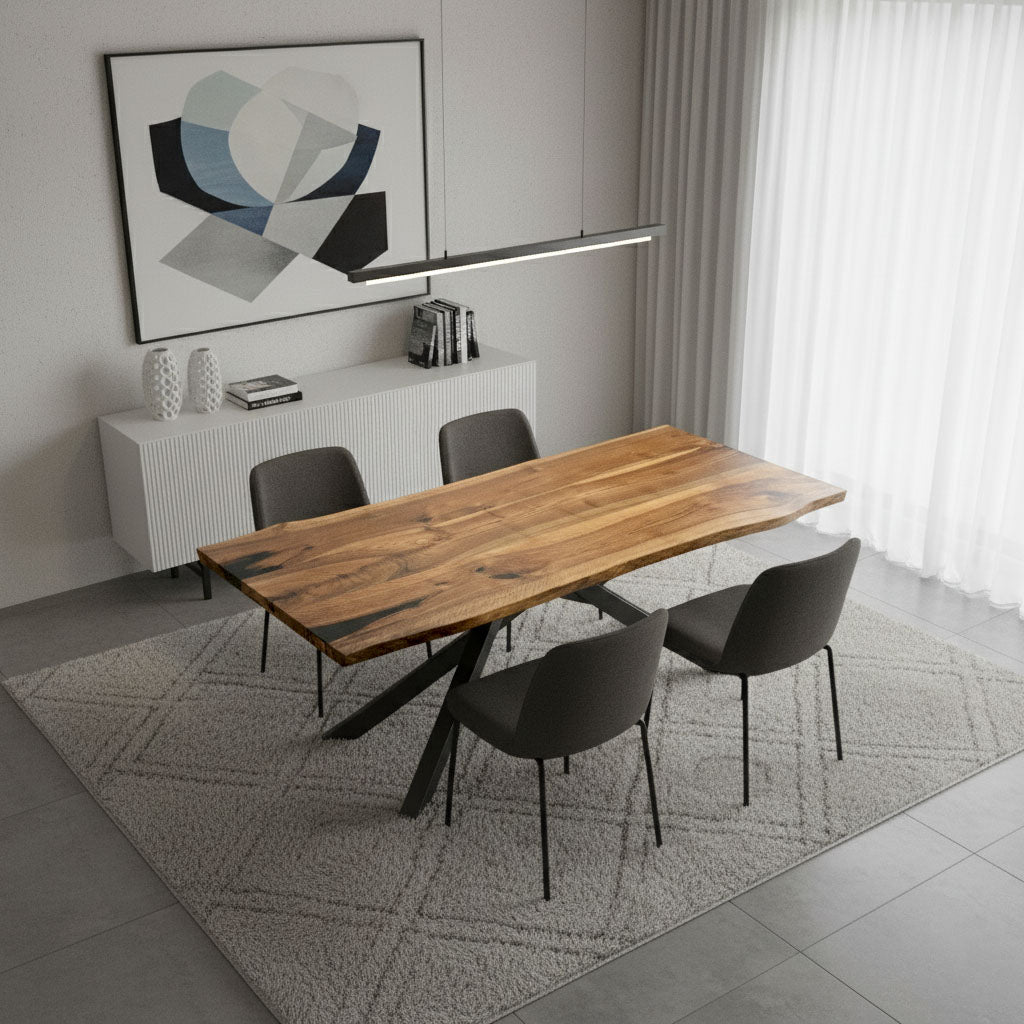 Sale! Esstisch aus Nussbaum | 220 x 100 cm | verschiedene Gestelle