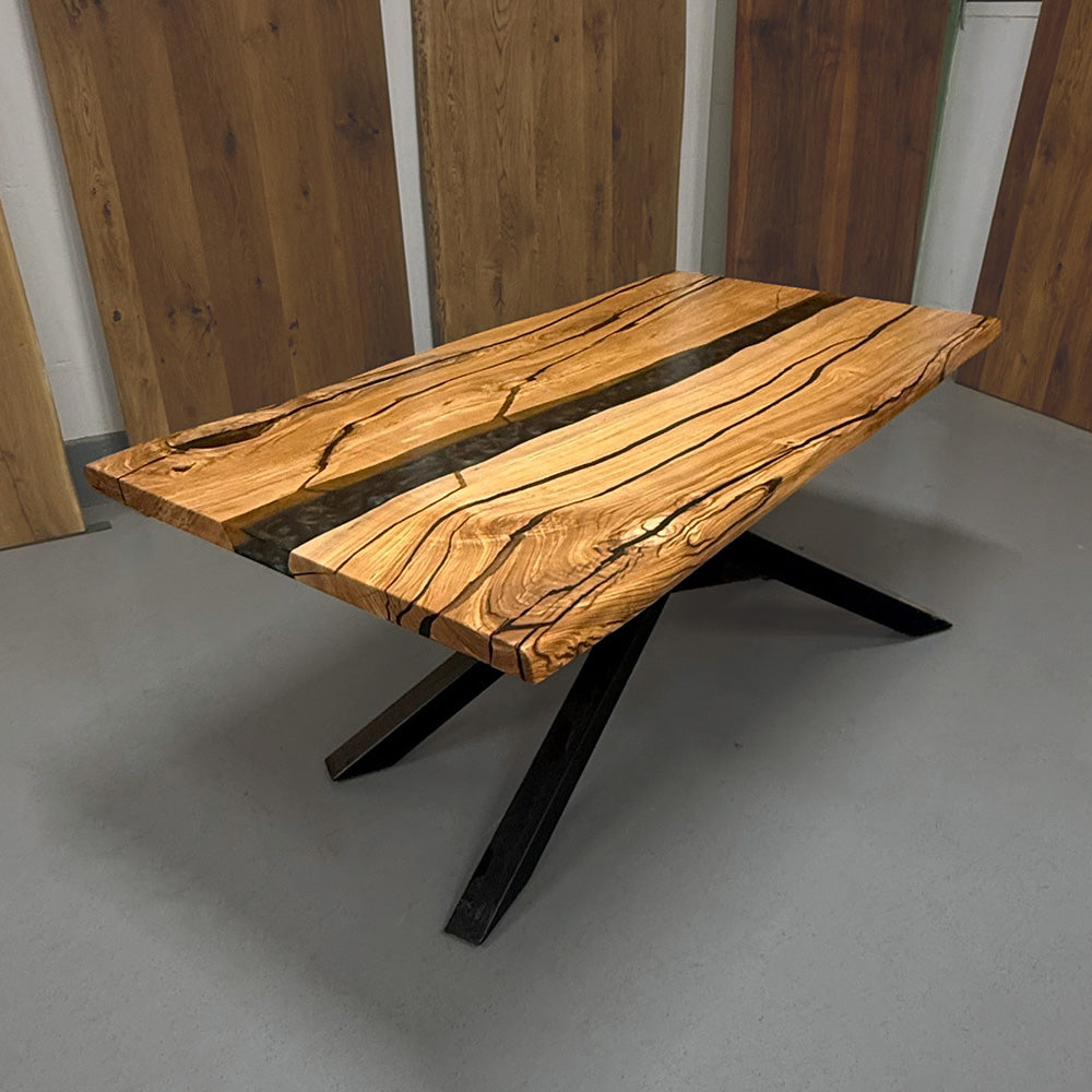 Sale! Epoxidharz Esstisch aus Esche | 200 x 100 cm