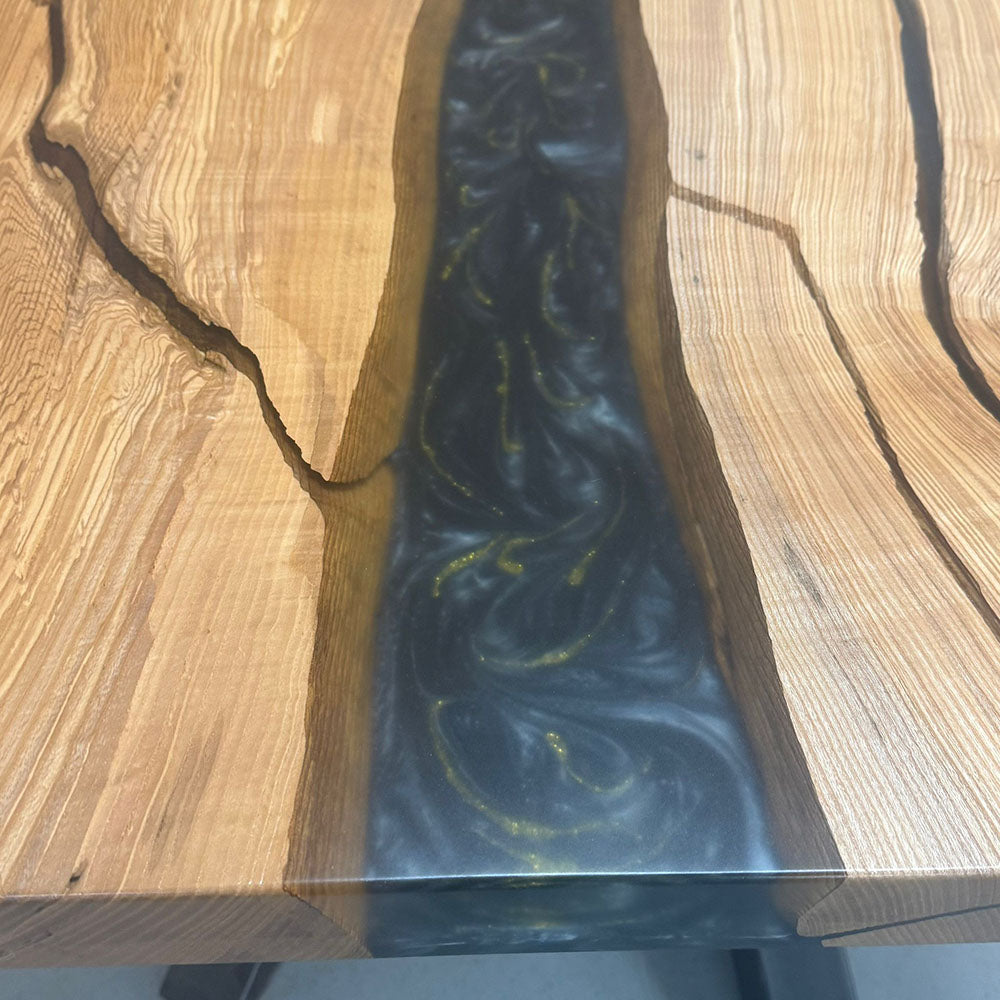 Sale! Epoxidharz Esstisch aus Esche | 200 x 100 cm