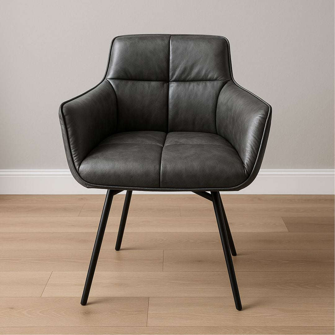 Esstisch Stuhl | Schwarzwald-Loft | Lederoptik<br>1 Stück