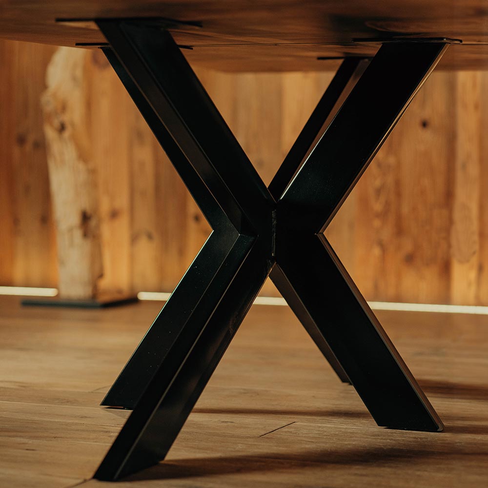 Tischgestell-Spider-symetrisch-Seitenansicht